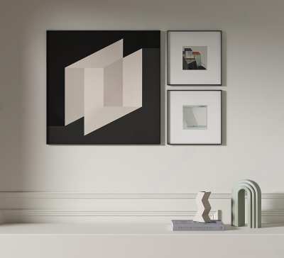 现代简约装饰画3D模型下载